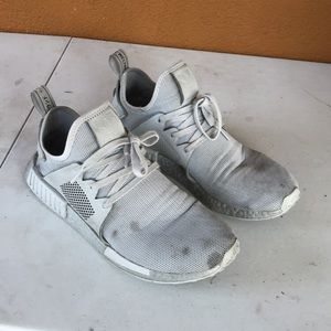 Gray Adidas NMDs